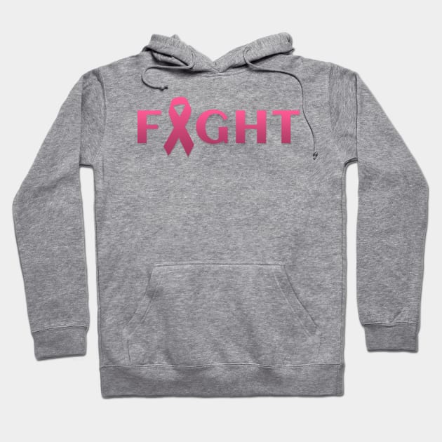 Breast cancer FIGHT Hoodie by mangobanana